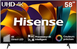 HISENSE Smart TV UHD 4K 58